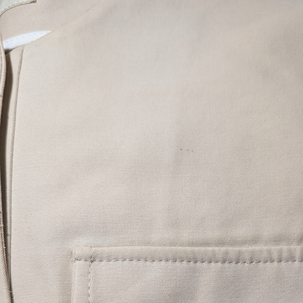 Women's Beige Belted Jacket From Pixie Market, Xs - image 8